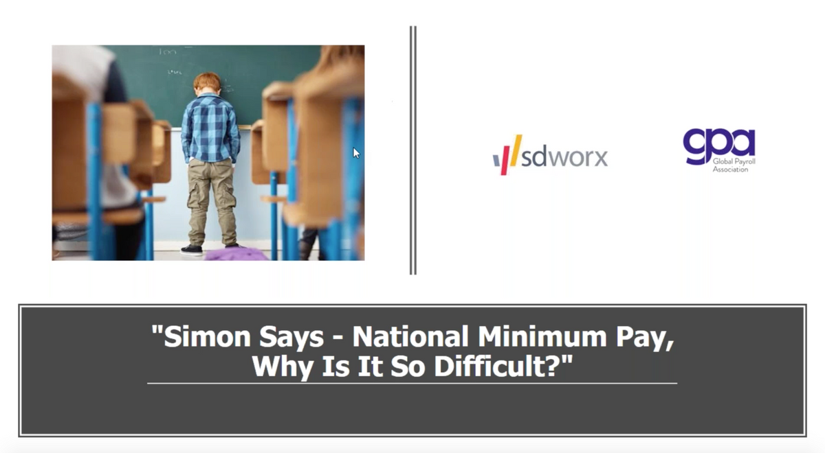 Simon Says - National Minimum Pay, Why is it so difficult?