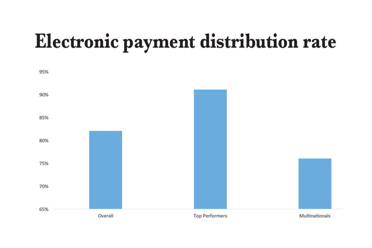 Work still to be done on electronic payment distribution
