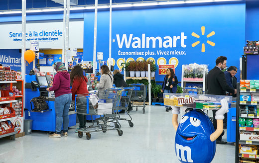 [Canada] Walmart alleged to have frozen unionised workers’ wages - Walmart checkouts cashiers and customers Montreal, Walmart Canada punitive wage freezes