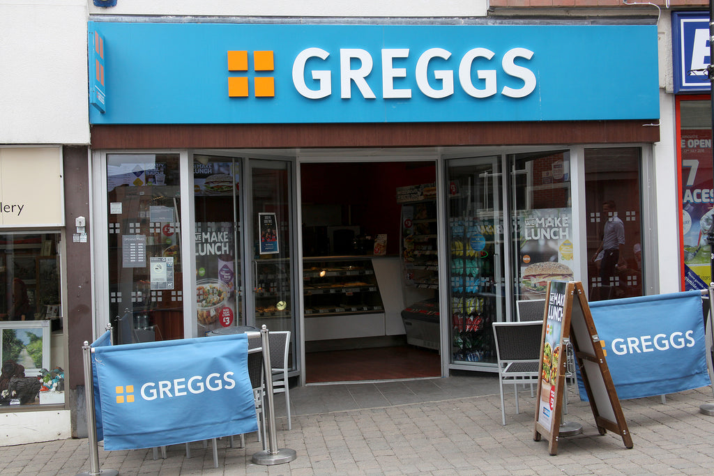 [UK] Greggs and easyJet among employers named for minimum wage failings - Greggs shopfront UK, UK government minimum wage name and shame list, companies paying below the minimum wage named