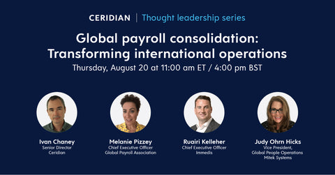 Global payroll consolidation: Transforming international operations